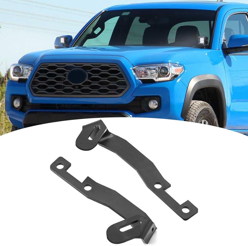 Dasen Low Profile Work Light Hood Ditch Mount Brackets Compatible with Toyota Tacoma 2016-2023 - Image 1